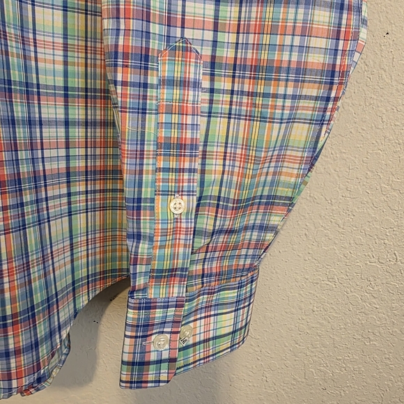 NWT Lauren Ralph Lauren Long Sleeve Shirt Pastel Plaid Button-Down Men's XL 17 - Picture 7 of 16